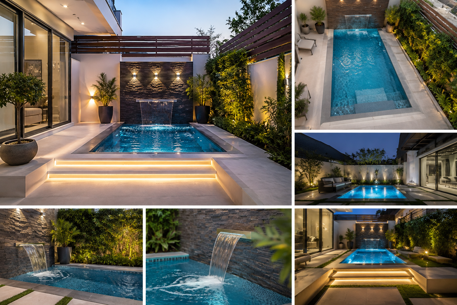 Contemporary Plunge Pool — Dubai Hills Estate, Dubai