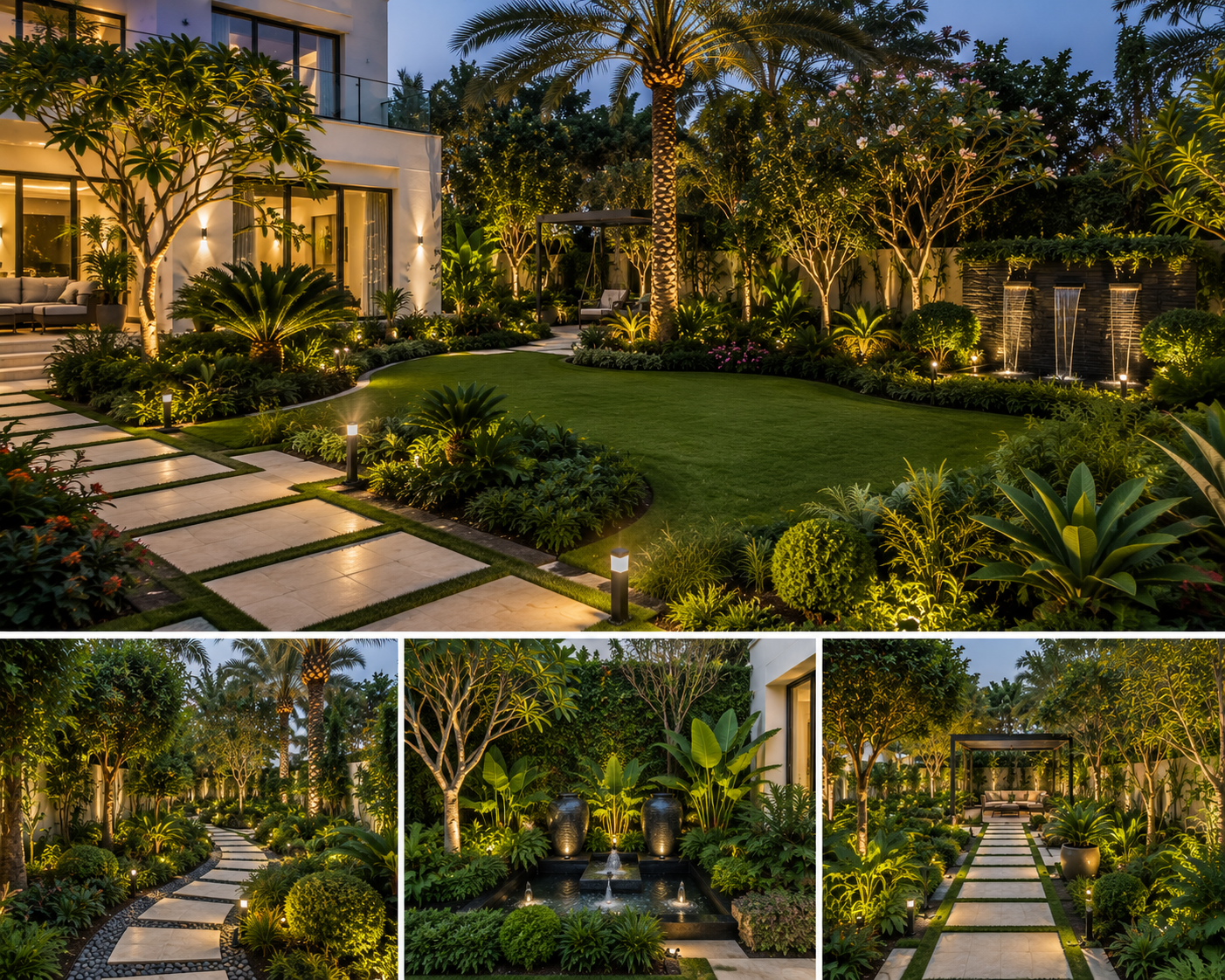 Luxury Botanical Garden Landscape — Al Barari, Dubai