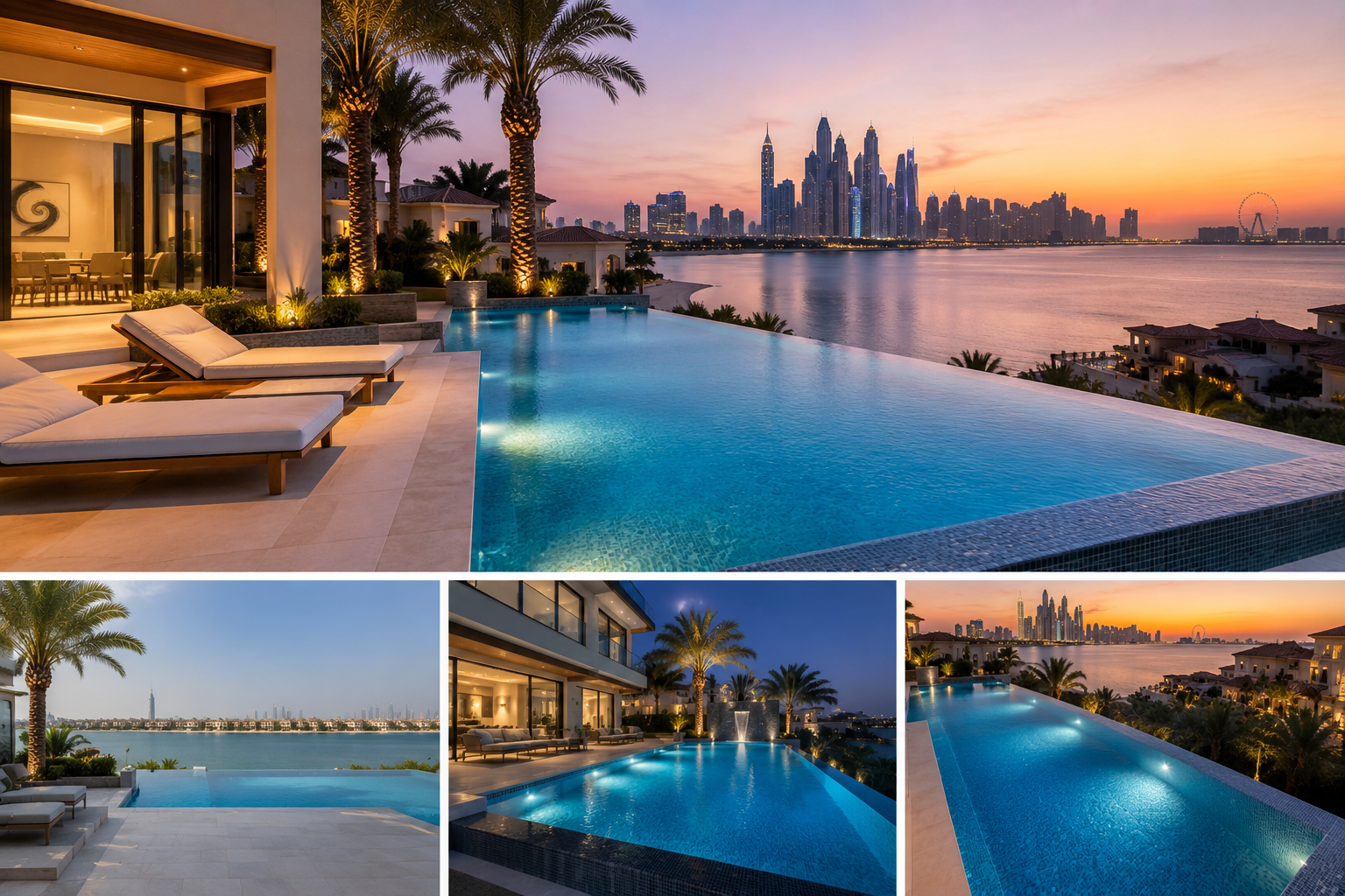 Luxury Infinity Pool — Palm Jumeirah, Dubai