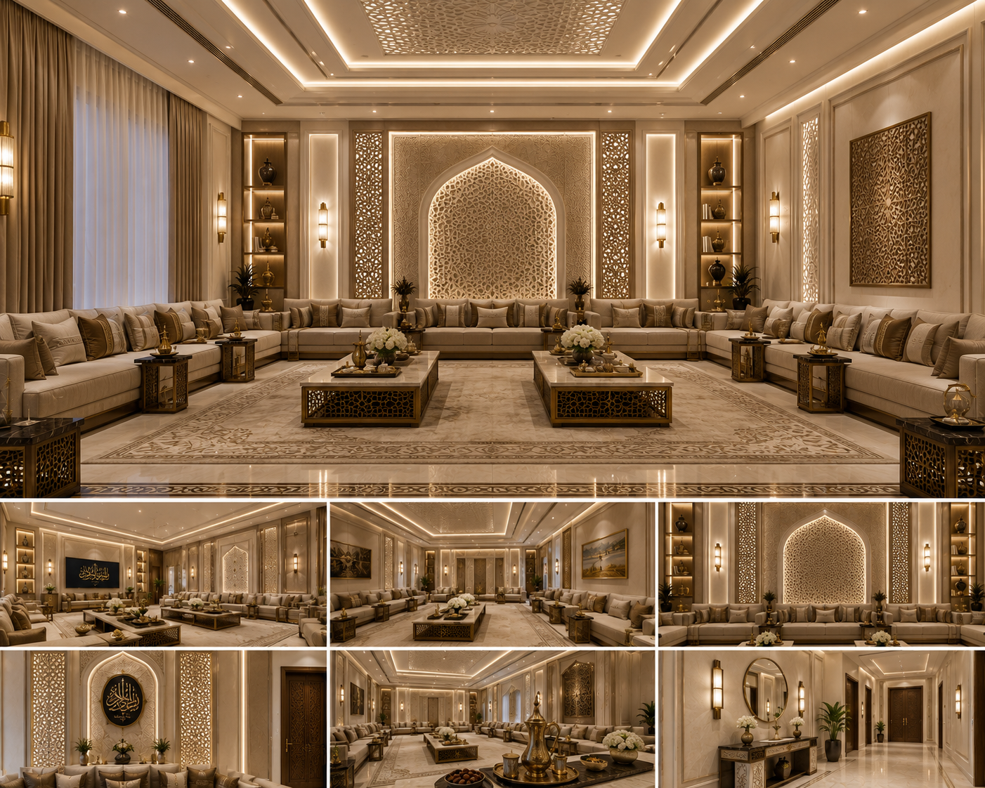 Luxury Majlis Design & Fit-Out — Mohammed Bin Zayed City, Abu Dhabi