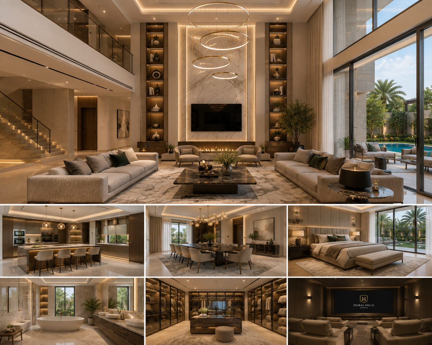 Luxury Villa Interior Fit-Out — Dubai Hills Estate, Dubai
