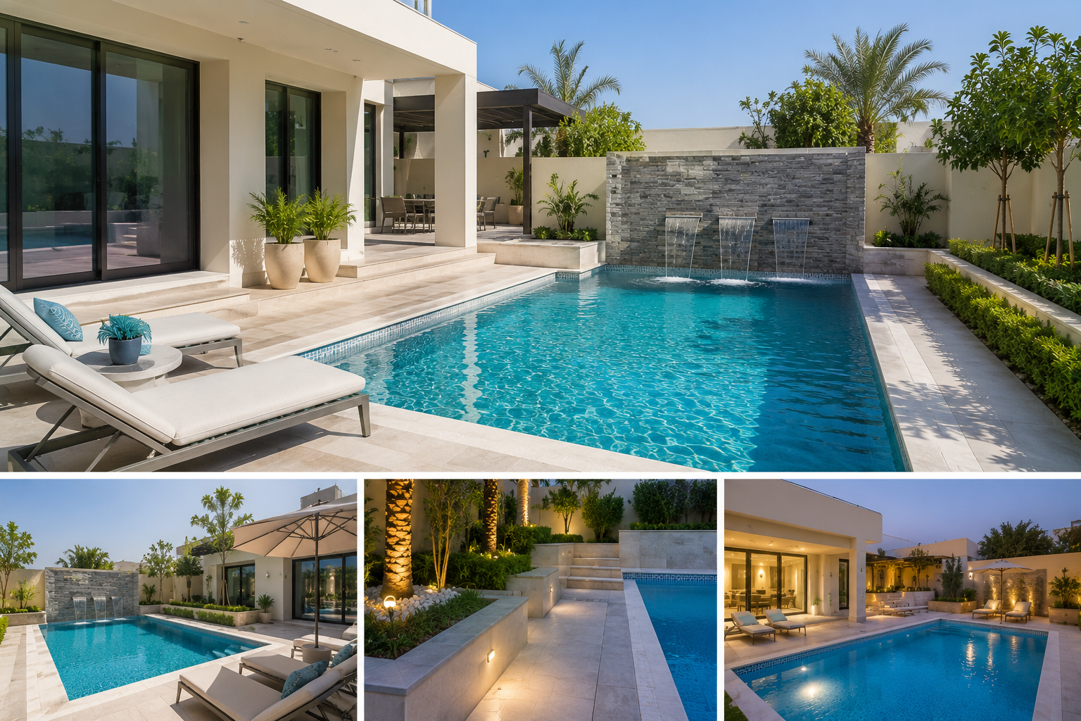 Private Villa Swimming Pool Renovation — Saadiyat Island, Abu Dhabi