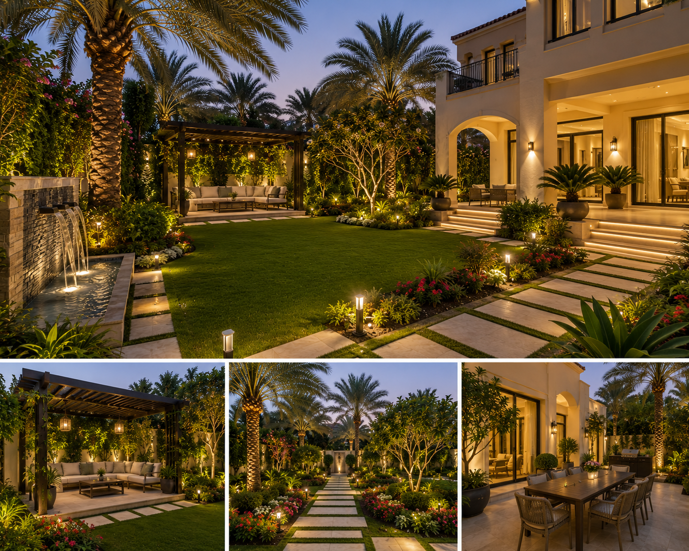 Resort-Style Villa Garden — Arabian Ranches, Dubai
